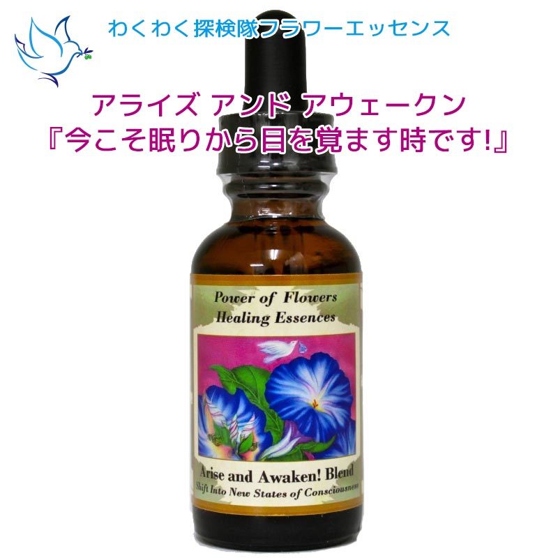 フラワーエッセンス [Power of Flower Healing] アライズ アンド アウェークン Arise and Awaken Blend PBL03 アロマ 癒し オーガニック アメリカ オレゴン州 イーシャ ラーナー オラクルカード 入浴 ご褒美 母の日 ギフト プレゼント
